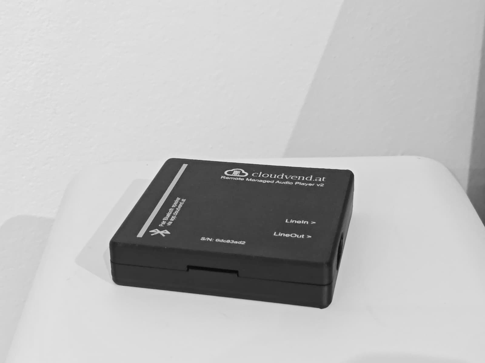 CloudVend Remote Managed Audio Player mit Bluetooth und Line-Out